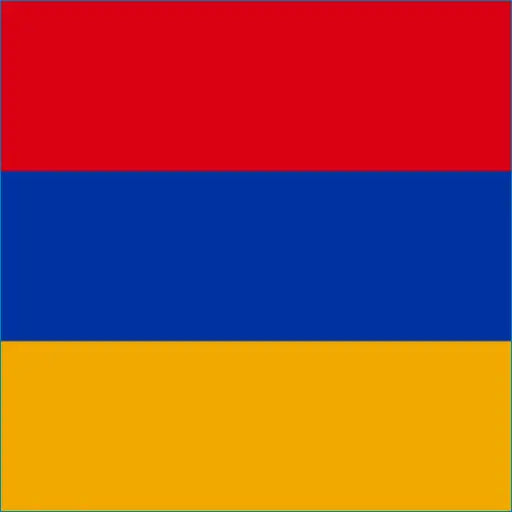 Flag of Armenia with red, blue, and orange stripes for Armenia travel eSIM and data roaming