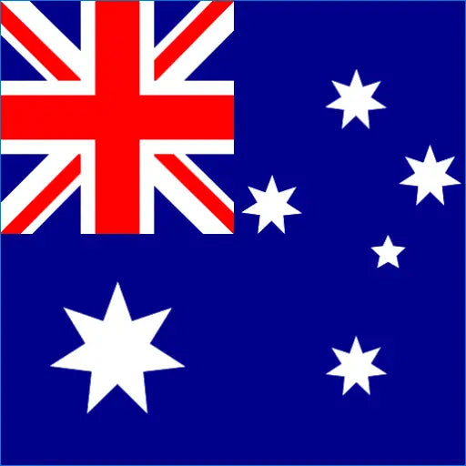 Flag of Australia with Union Jack and Southern Cross for Australia eSIM travel