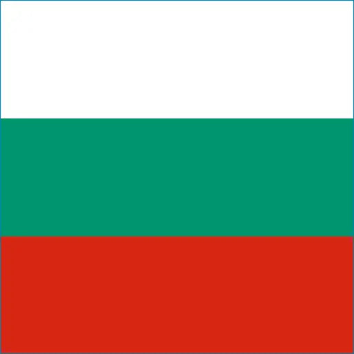Flag of Bulgaria with green, white, and red stripes for Bulgaria Travel eSIM connectivity