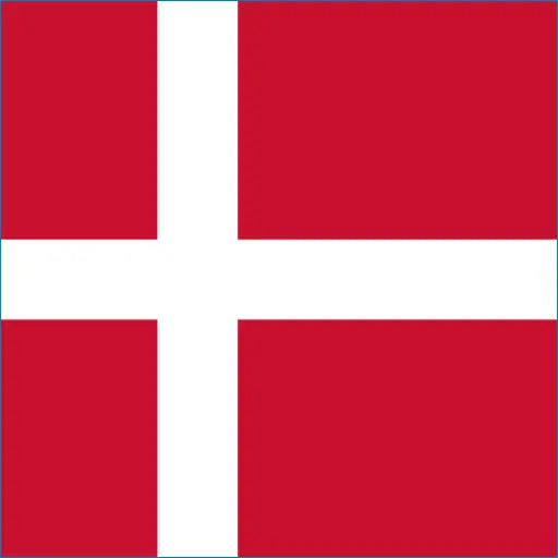 Flag of Denmark showcasing a Nordic cross for Denmark travel eSIM connectivity
