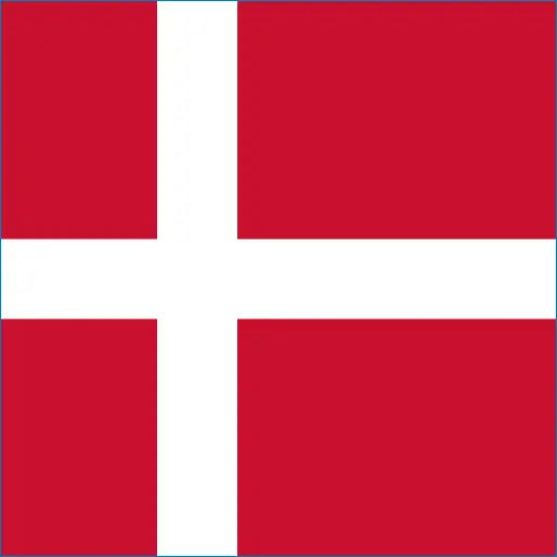Flag of Denmark showcasing a Nordic cross for Denmark travel eSIM connectivity
