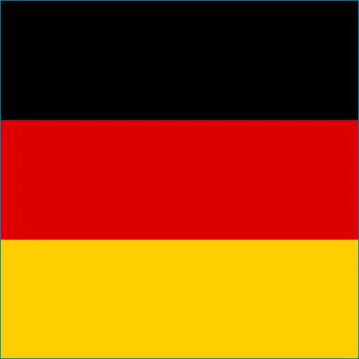 Flag of Germany with black, red, and gold stripes for Germany Travel eSIM connectivity