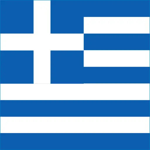 Flag of Greece showcasing blue and white stripes for Greece Travel eSIM product