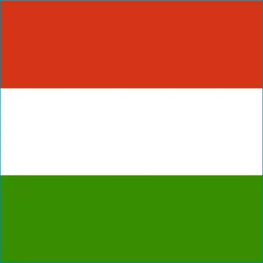 Flag of Hungary with red, white, and green stripes for Hungary Travel eSIM Connectivity
