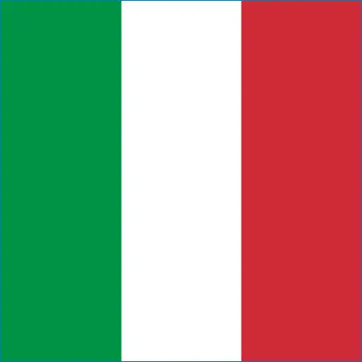 Flag of Italy with green, white, and red stripes for Italy travel eSIM stay connected