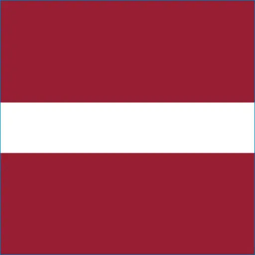 Flag of Latvia with red and white bands for Latvia Travel eSIM connection