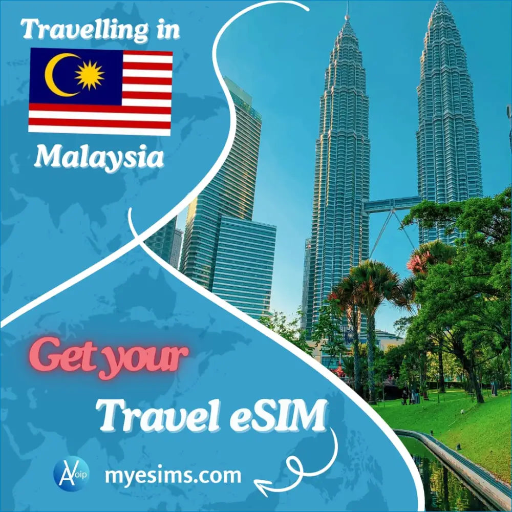 Iconic Petronas Twin Towers in Kuala Lumpur with Malaysia eSIM for seamless travel connectivity