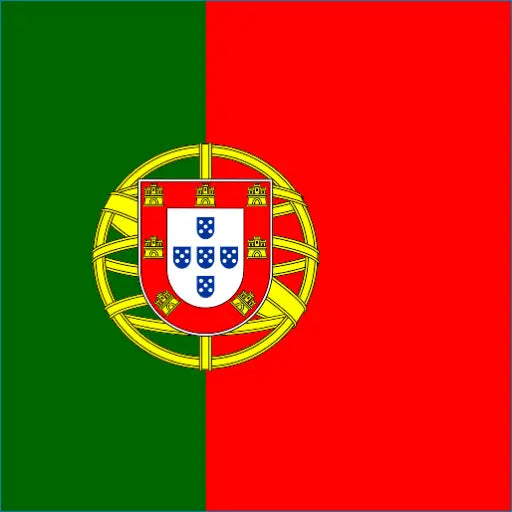 Flag of Portugal with red-green background for Portugal eSIM Travel Data Roaming