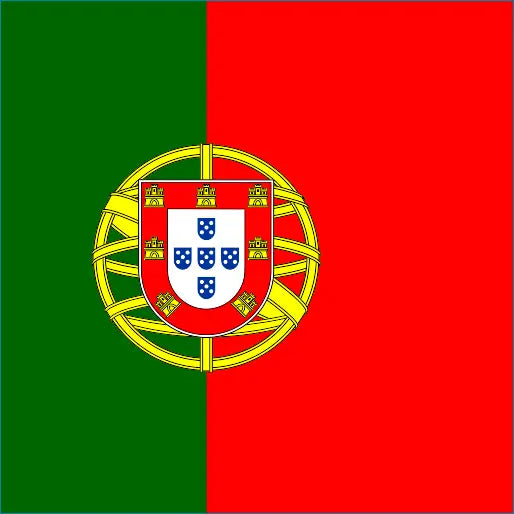 Flag of Portugal with red-green background for Portugal eSIM Travel Data Roaming