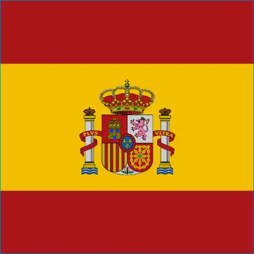 Flag of Spain with red and yellow stripes for Spain Travel eSIM adventures
